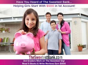 Recruiting for Good pays third graders $500 in savings for book reviews