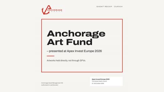 Anchorage Asset Management brings art fund to Zurich investors weeks after Liechtenstein approval