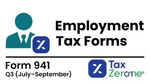 TaxZerone pushes e-filing for Form 941 Q3 2026 as November 2 deadline nears
