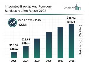 Integrated backup and recovery services market forecasted at 12.3% CAGR through 2030