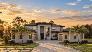 Davila Homes turns a sloped Bella Collina lot into a 9,516-square-foot resort-style model home