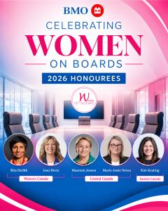 Women Get On Board and BMO name 2026 honourees — a seventh year of pushing past tokenism